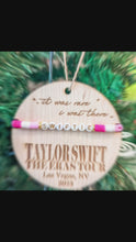 Load and play video in Gallery viewer, Taylor Swift Friendship Bracelet Christmas Tree Ornament
