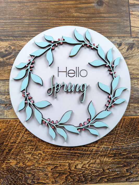 Hello Spring Sign Kit