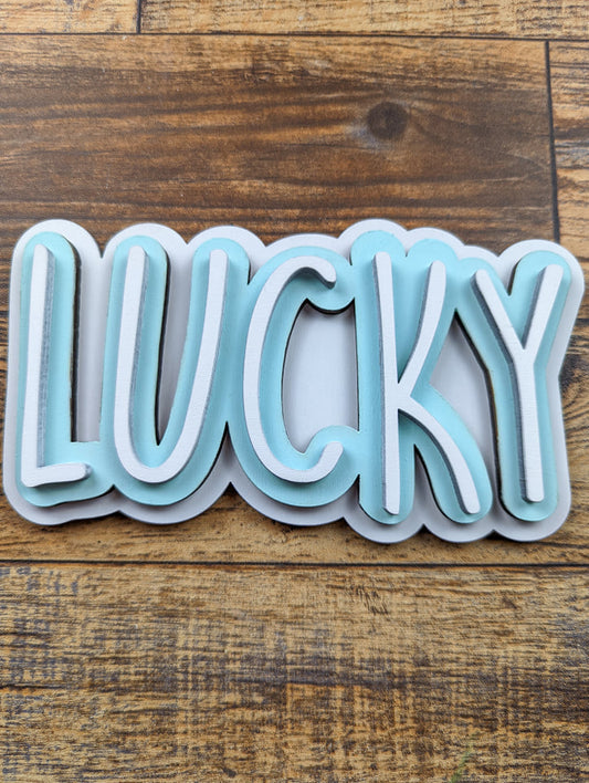 Lucky 3-layered Sign Kit