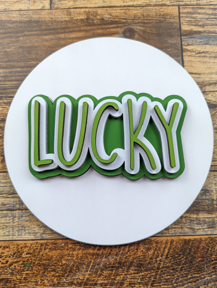 Lucky Layered Sign Kit – Geo And Dan