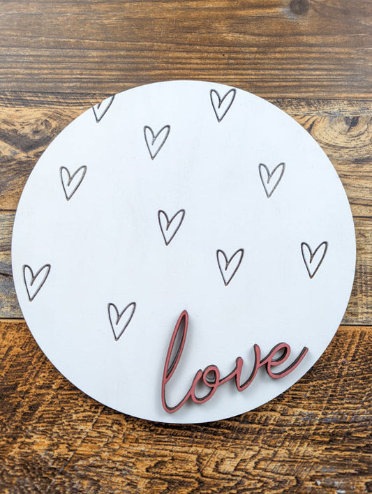 Love and Hearts Sign Kit