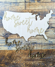 Load image into Gallery viewer, America - Home Sweet Home Sign

