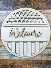 Load image into Gallery viewer, Welcome Stars and Stripes Sign
