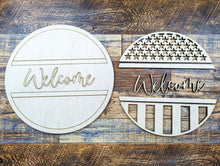 Load image into Gallery viewer, Welcome Stars and Stripes Sign
