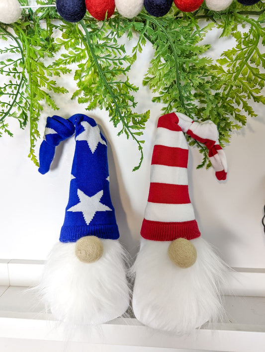 Patriotic Socks for Gnome Hats