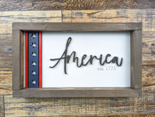 Load image into Gallery viewer, America est 1776 Sign Kit
