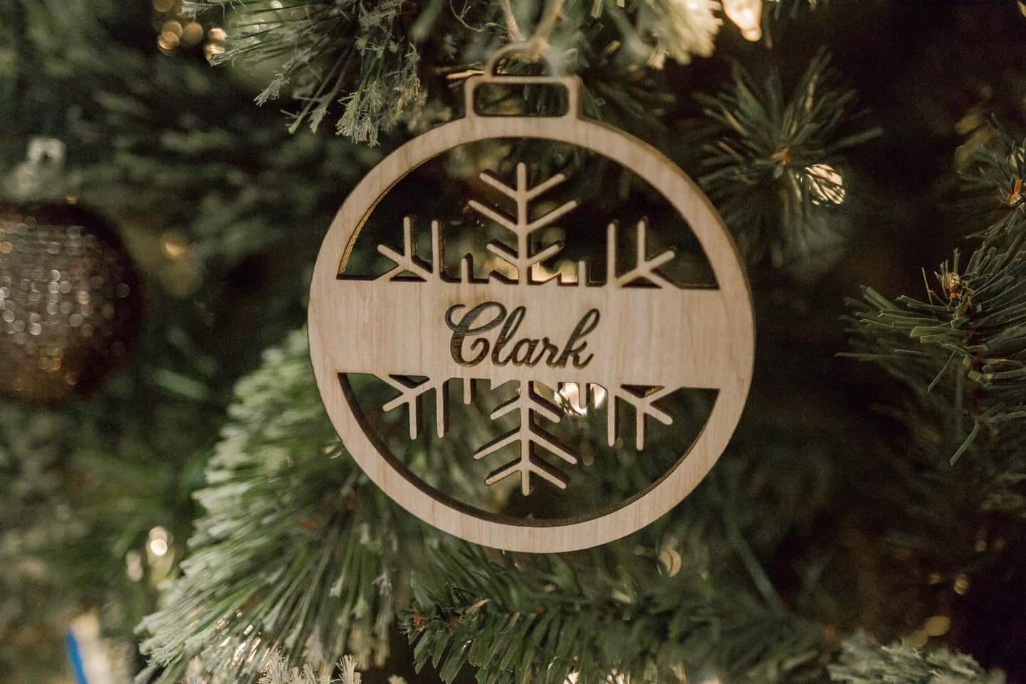 Snowflake Ornament - Custom Name