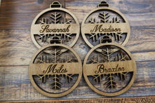 Load image into Gallery viewer, Snowflake Ornament - Custom Name
