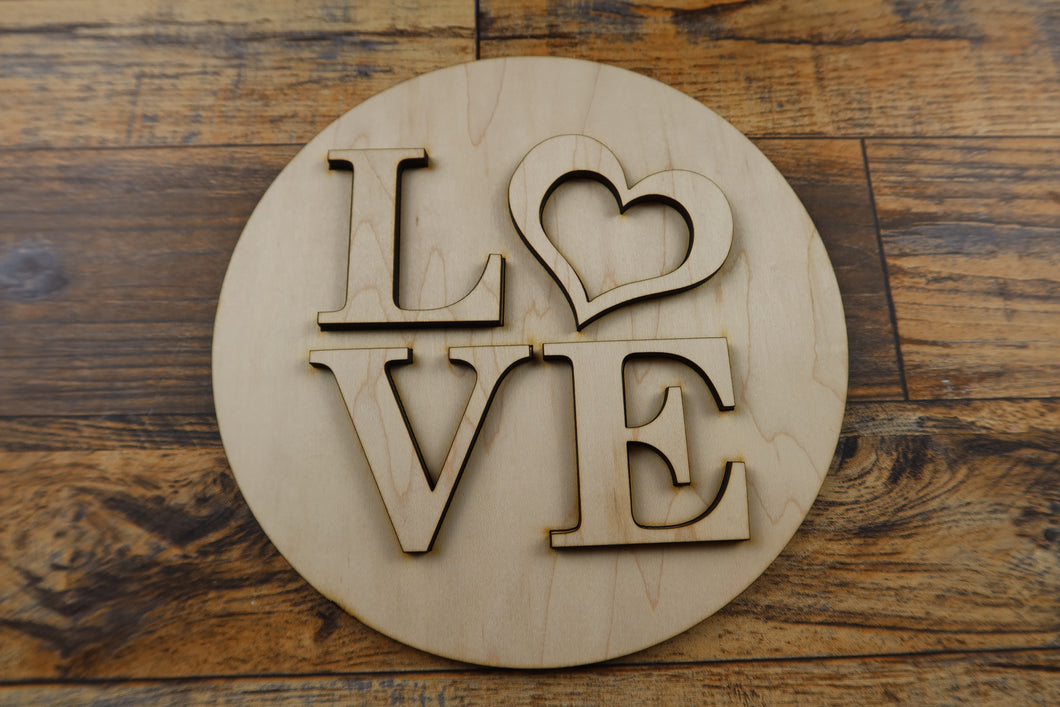 Love Heart Letter Sign Kit