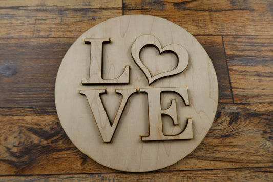 Love Heart Letter Sign Kit