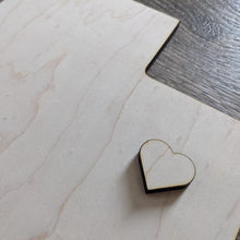 Load image into Gallery viewer, US State Sign with Heart (Unfinished)
