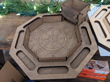 Load image into Gallery viewer, Wooden Dice Tower and Tray

