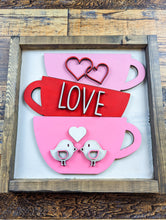 Load image into Gallery viewer, Valentine's Stacked Teacups Kit
