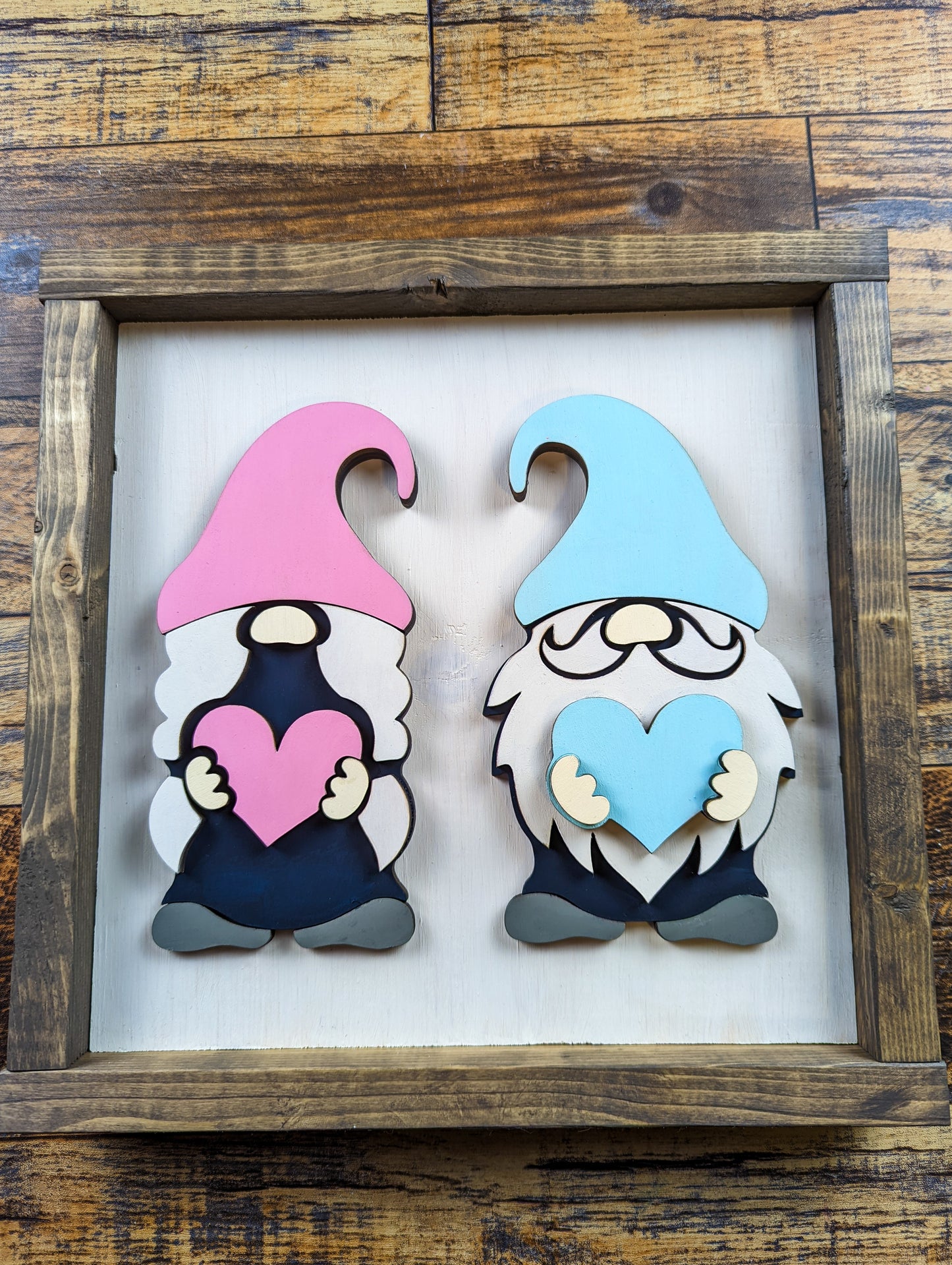 Gnome Valentine's Couple Sign Kit