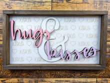 Load image into Gallery viewer, Hugs and Kisses Sign
