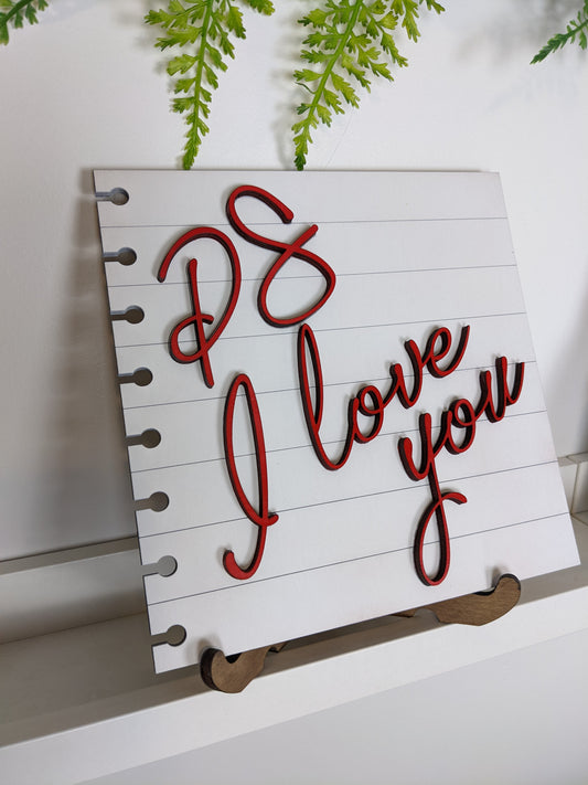 P.S. I love you Sign Kit