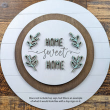 Load image into Gallery viewer, Farmhouse Interchangeable Circle Sign Kit
