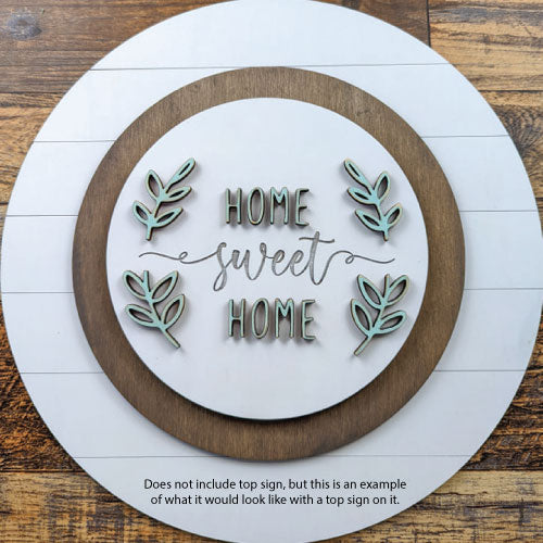 Farmhouse Interchangeable Circle Sign Kit