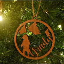 Load image into Gallery viewer, Personalized Wooden Christmas Ornaments with First Name
