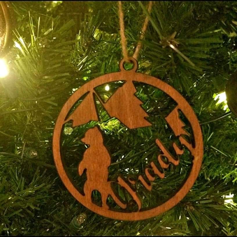 Personalized Wooden Christmas Ornaments with First Name